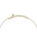 CHIARA FERRAGNI DIAMOND HEART YELLOW GOLD CHAIN& PENDANT  PINK CZ 38+4CM