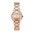 CHIARA FERRAGNI LADY LIKE 34MM 2H SILVER WHITE DIAL BRACELET ROSE GOLD