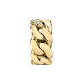 CHIARA FERRAGNI CHAIN RING YELLOW GOLD PAVE WHITE PP