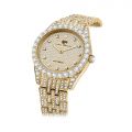 CHIARA FERRAGNI EVERYDAY 32MM 2H YELLOW GOLD CRYSTALS PAVÈ DIAL BRACELET YELLOW GOLD