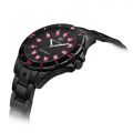 CHIARA FERRAGNI SPORT CERAMIC 36MM 3H BLACK DIAL BRACELET BLACK