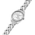 CHIARA FERRAGNI CHAIN CAPSULE 34MM 3H SILVER DIAL BRACELET STAINLESS STEEL