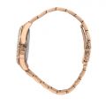 CHIARA FERRAGNI SPORT BAGUETTE 36MM 3H SILVER DIAL BRACELET ROSE GOLD