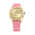 CHIARA FERRAGNI EVERYDAY 32MM 3H YELLOW GOLD DIAL PINK STRAP