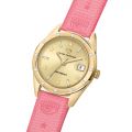 CHIARA FERRAGNI EVERYDAY 32MM 3H YELLOW GOLD DIAL PINK STRAP