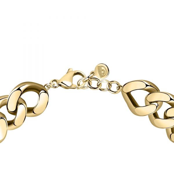 CHIARA FERRAGNI CHAIN NECKLACE YELLOW GOLD  40+5CM