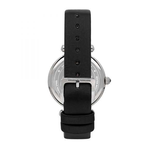 CHIARA FERRAGNI LADY LIKE 34MM 2H DIAMOND DUST DIAL BLACK STRAP