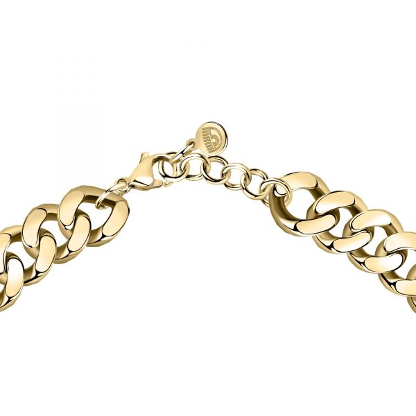 CHIARA FERRAGNI CHAIN NECKLACE YELLOW GOLD  38+4CM