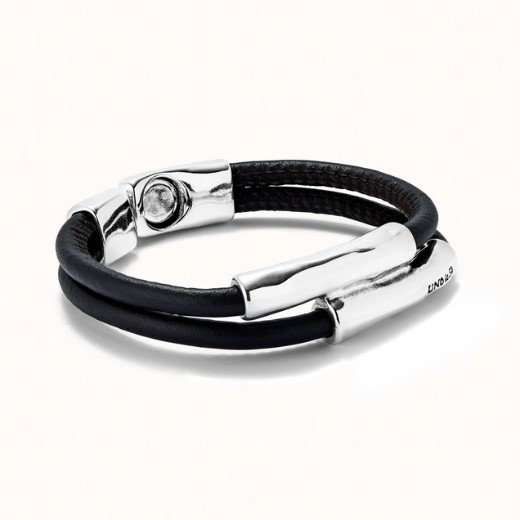 UNO DE 50 Bracciale Unisex Doppio Cuoio