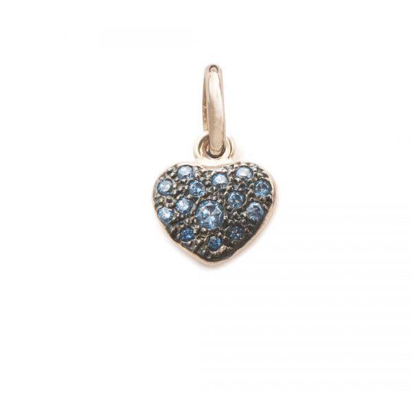 ALISEI Pendente Cuore Piccolo Paraiba Arg 925 Rose