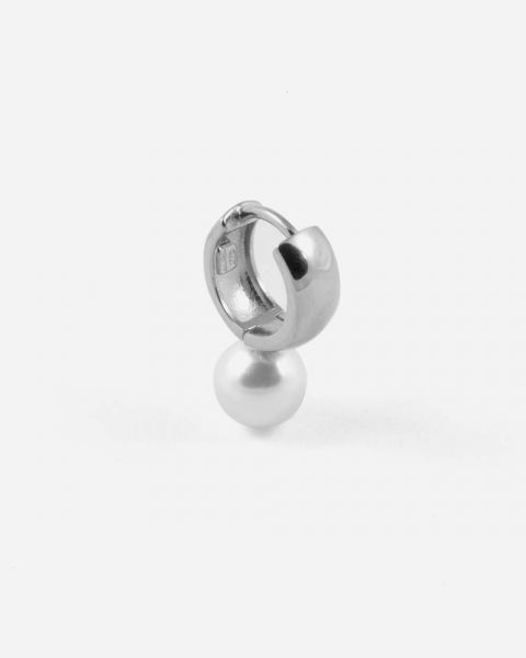 NOVE25 ORECCHINO PEARL OYSTER IN ARGENTO CON PERLA