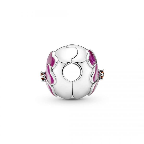 PANDORA Clip Viola del Pensiero Rosa