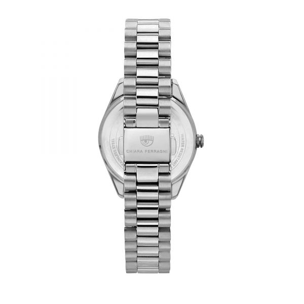 CHIARA FERRAGNI EVERYDAY 32MM 3H WHITE/SILVER DIAL BRACELET STAINLESS STEEL