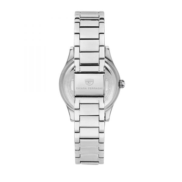 CHIARA FERRAGNI CONTEMPORARY 32MM 3H SILVER/WIHTE DIAL BRACELET STAINLESS STEEL