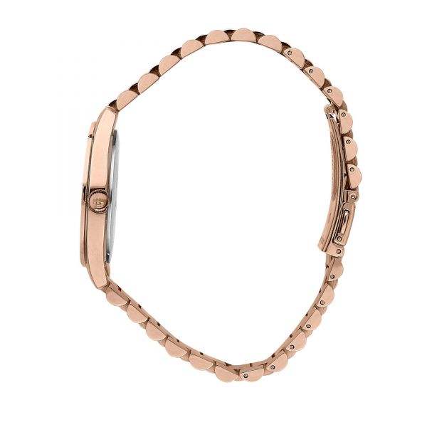 CHIARA FERRAGNI EVERYDAY 34MM 3H SILVER/WHITE DIAL BRACELET ROSE GOLD