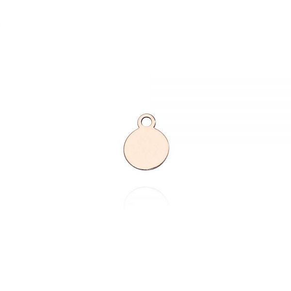 BURATO Small Paillette Elemento Componibile in Oro Rosa 18 KT 