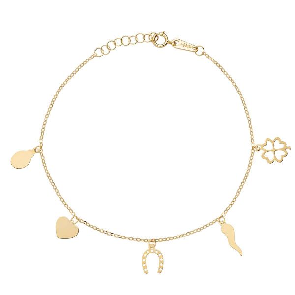 AMEN  Bracciale Charm Oro 9kt