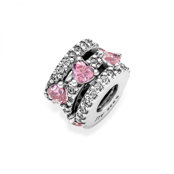 PANDORA Cuori Rosa