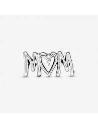 PANDORA Charm con scritta Mamma