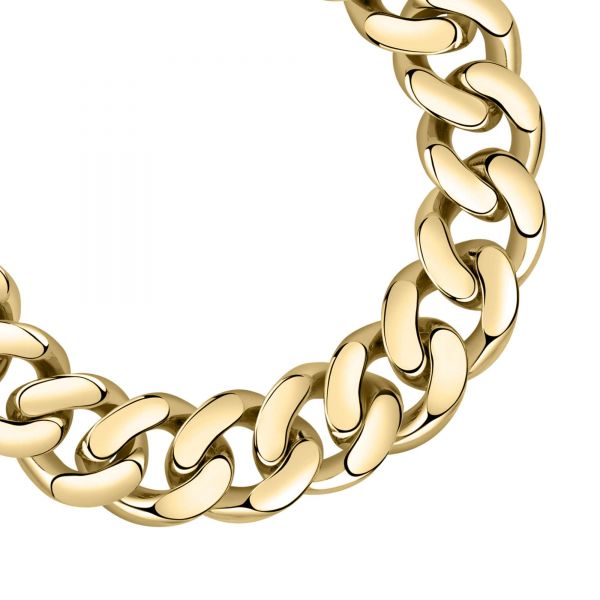 CHIARA FERRAGNI CHAIN BRACELET YELLOW GOLD 170+25MM