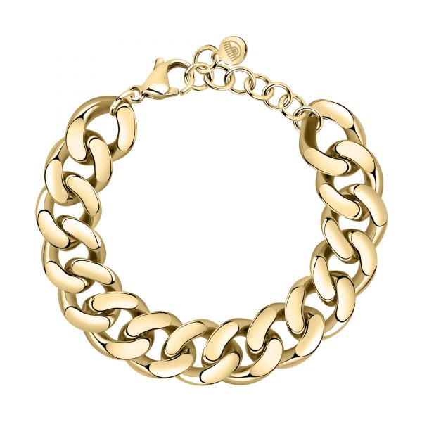 CHIARA FERRAGNI CHAIN BRACELET YELLOW GOLD 170+25MM